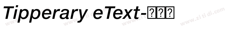 Tipperary eText字体转换